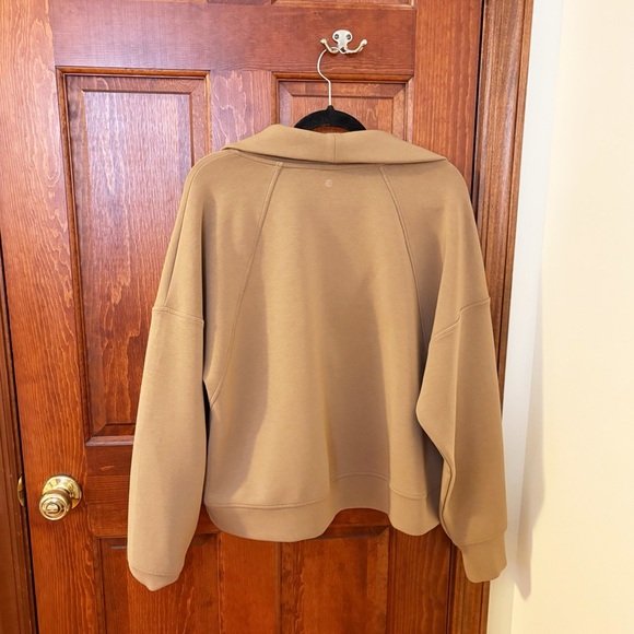 CALIA Soft Scuba Mock Neck 1/4 Zip Pullover Top Sweatshirt NWOT Size L - Picture 3 of 3